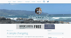 Desktop Screenshot of aidancbrady.com